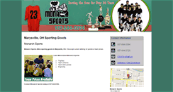 Desktop Screenshot of monarchsportsoh.com